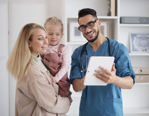 doctor-doing-their-work-pediatrics-office